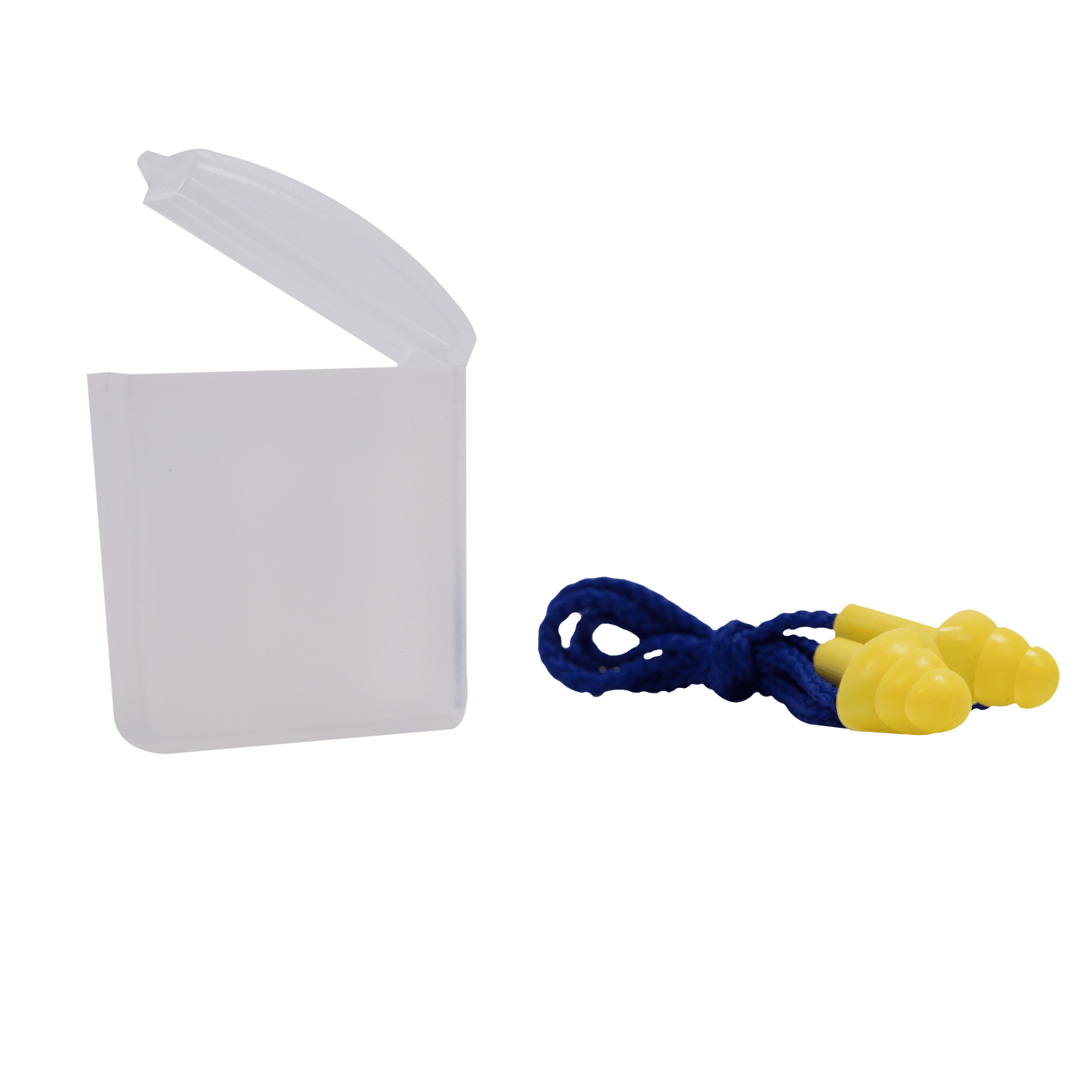 DEXTER REUSABLE EARPLUGS WITH 29DB LANYARD IN POLYESTER AND SILICONE