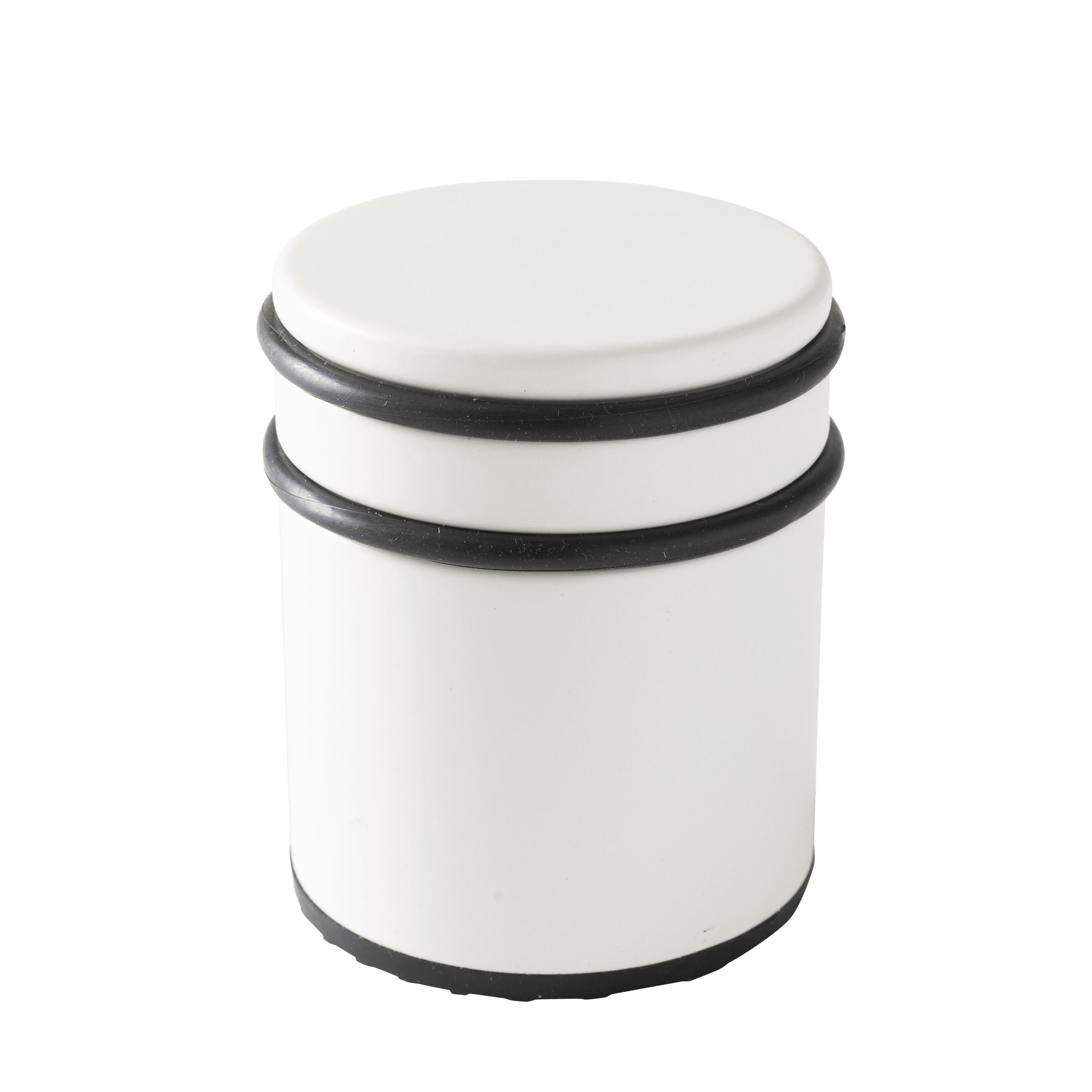 Bricocenter WHITE STAINLESS STEEL DOORSTOP, D7.2X8.1CM INSPIRE