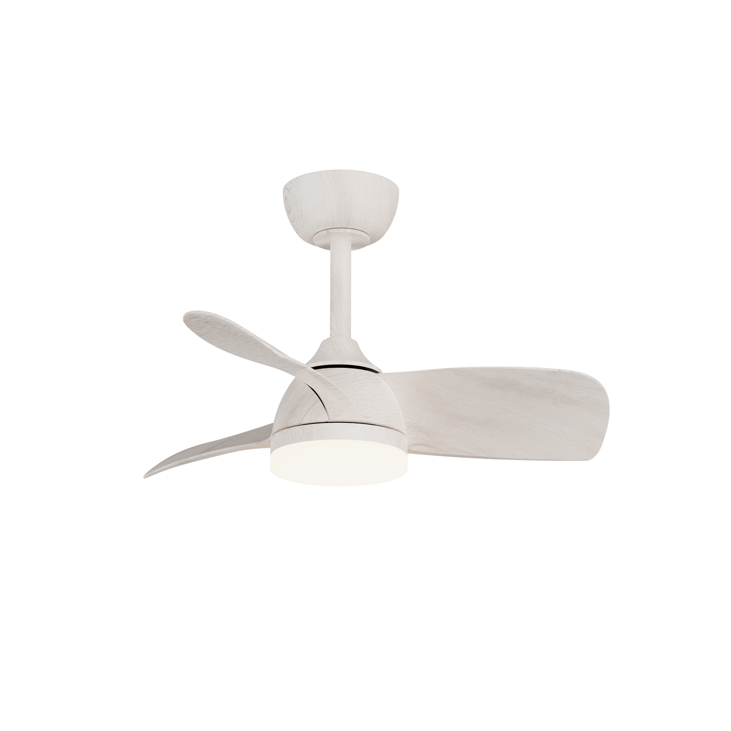 Bricocenter BEACH PLASTIC CEILING FAN WHITE D71 CM LED 21W 3 BLADES