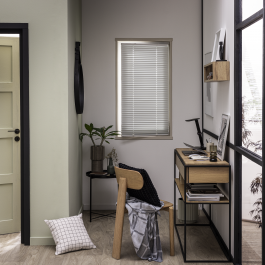 WHITE ALUMINUM EPONA VENETIAN BLIND 60X175CM