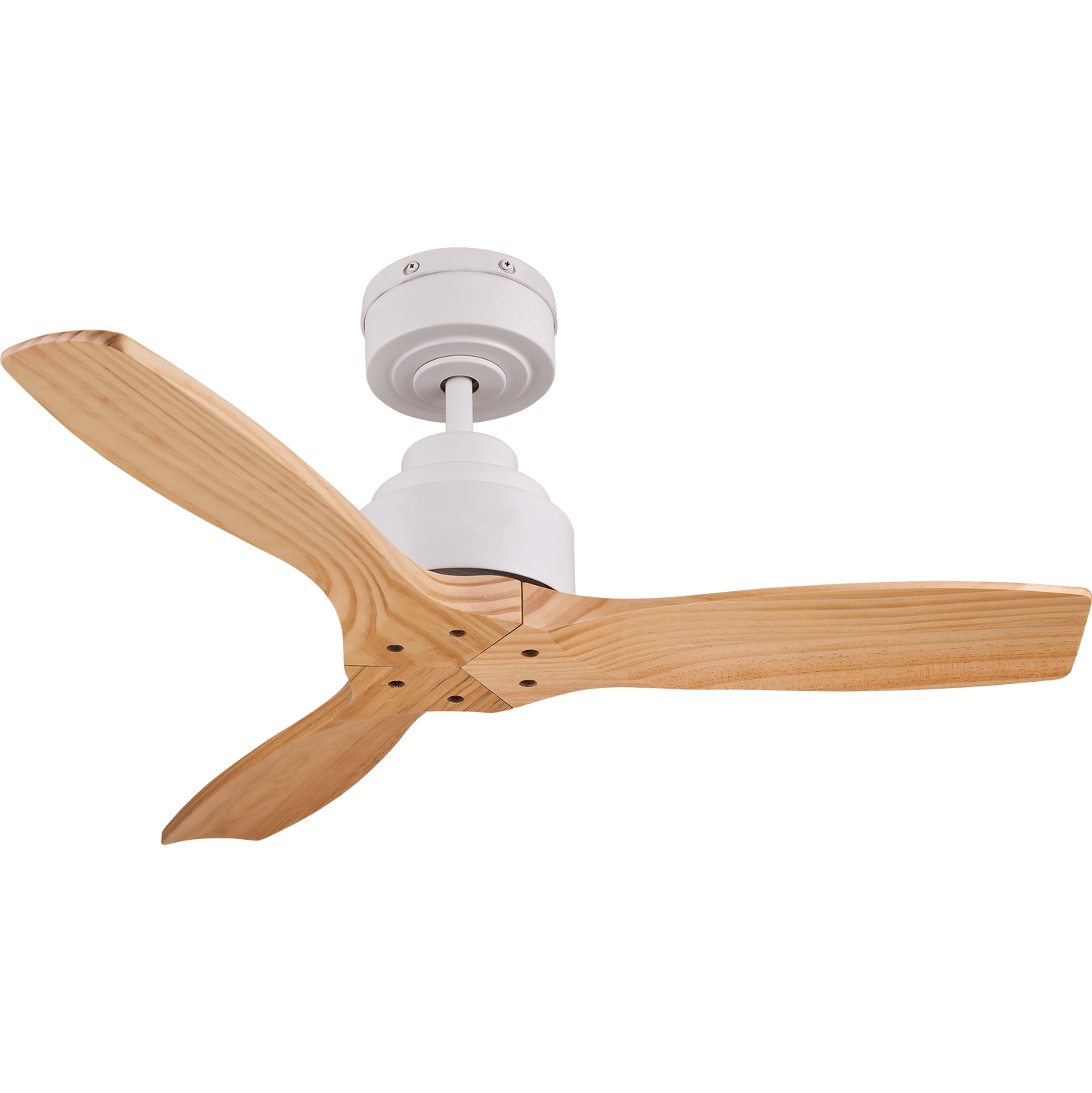 Bricocenter LORET METAL CEILING FAN LIGHT WOOD EFFECT D94 CM AND BLADES WITHOUT LIGHT 3 PAL