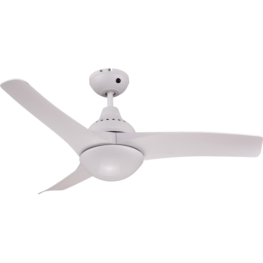 Bricocenter ARUBA CEILING FAN 3 BLADES D112 2XE27 46W PLASTIC WHITE