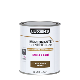 WATER-BASED WOOD PROTECTIVE IMPREGNATING AGENT DARK WALNUT LUXENS 750 ML