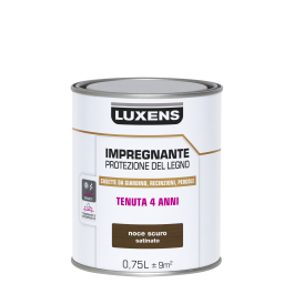 WATER-BASED WOOD PROTECTIVE IMPREGNATING AGENT ANTIQUE WALNUT LUXENS 750 ML