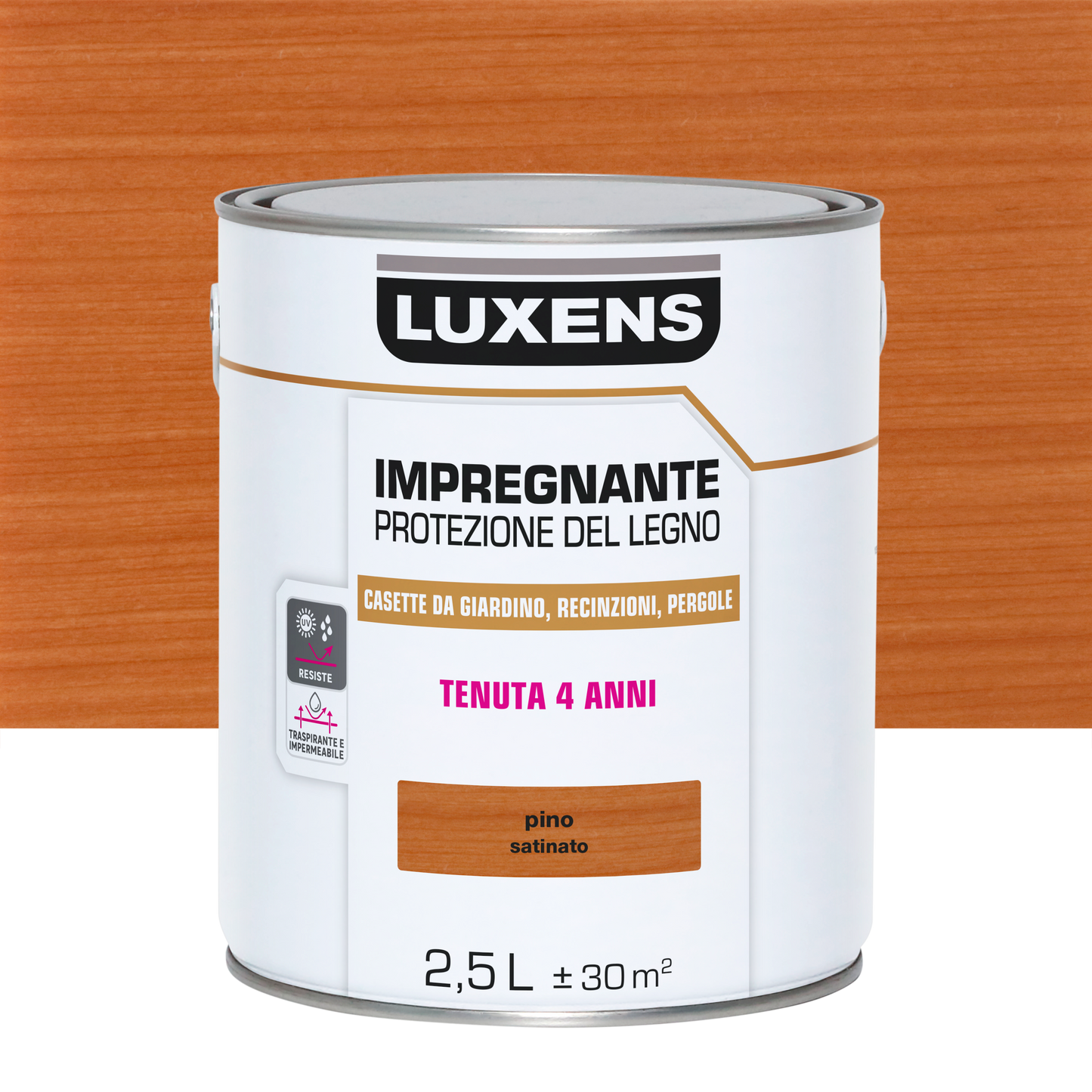 LUXENS PINE WATER-BASED WOOD PROTECTIVE IMPREGNATING AGENT 2.5LT