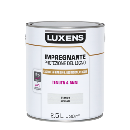 LUXENS WHITE WATER-BASED WOOD PROTECTIVE IMPREGNATING AGENT 2.5 LT