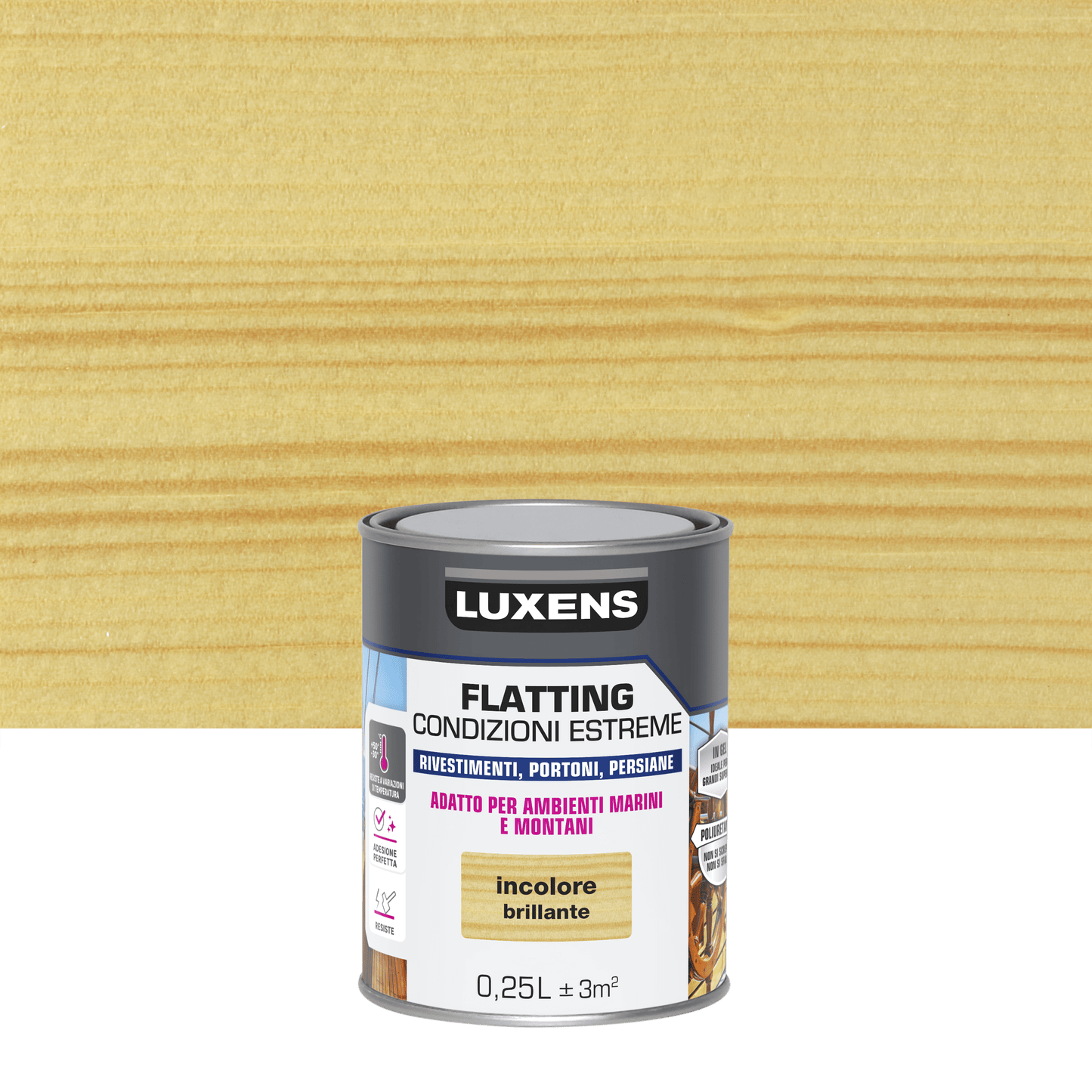 Bricocenter SOLVENT-BASED EXTREME CLIMATE FLATTING 250ML LUXENS