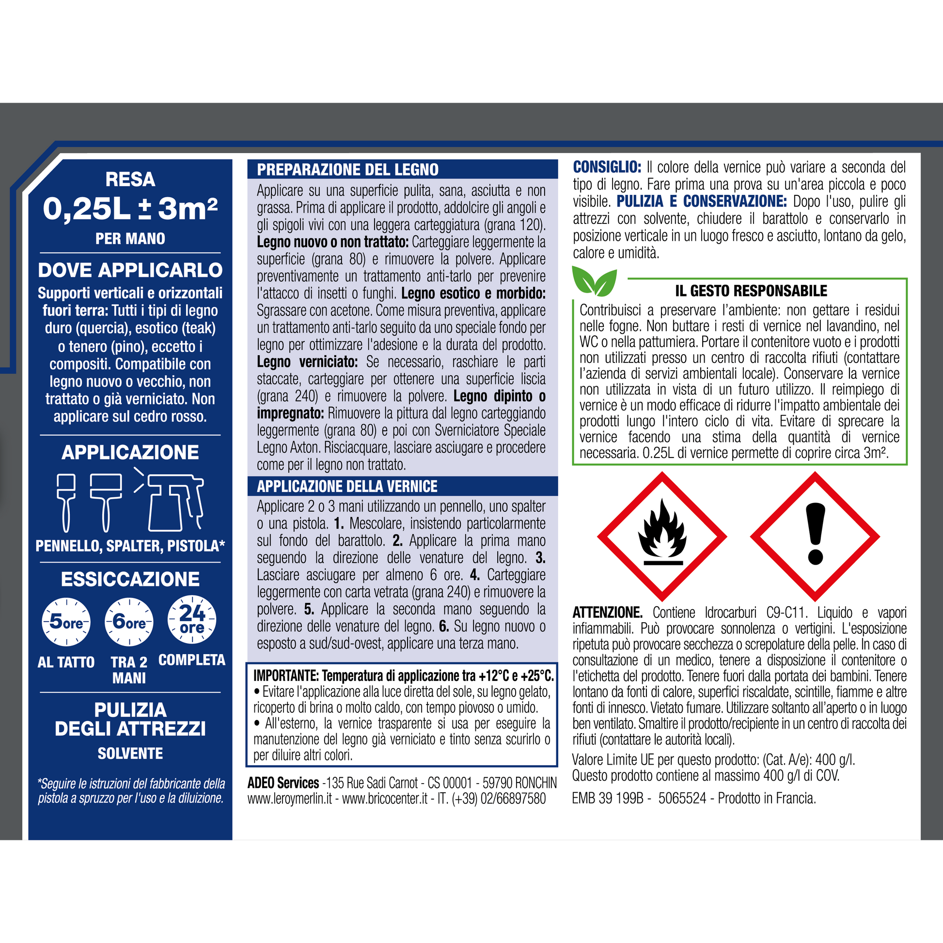 SOLVENT-BASED EXTREME CLIMATE FLATTING 250ML LUXENS