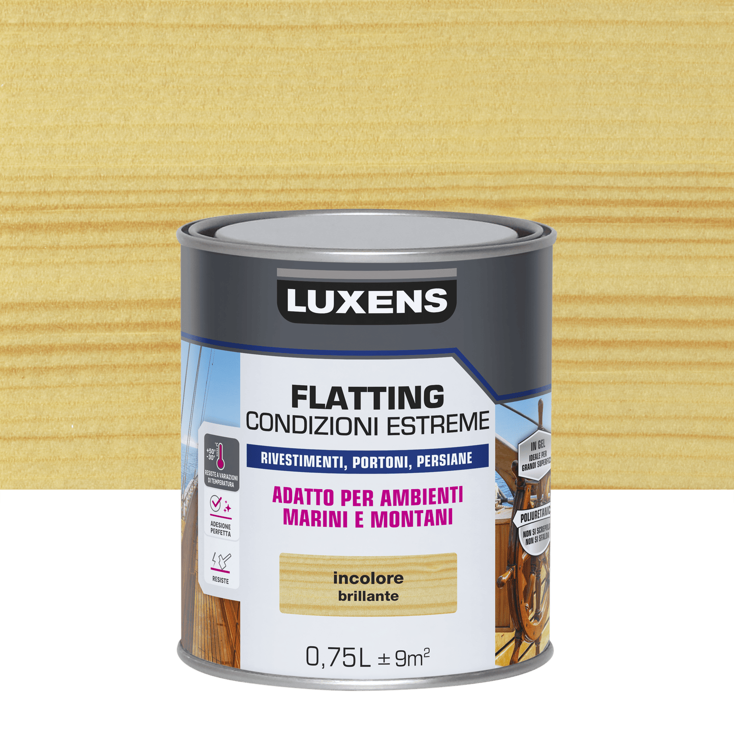 Bricocenter SOLVENT-BASED EXTREME CLIMATE FLATTING 750ML LUXENS