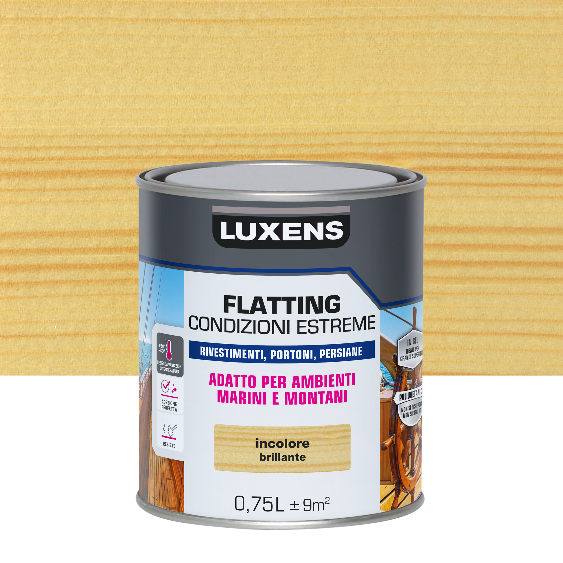 SOLVENT-BASED EXTREME CLIMATE FLATTING 750ML LUXENS