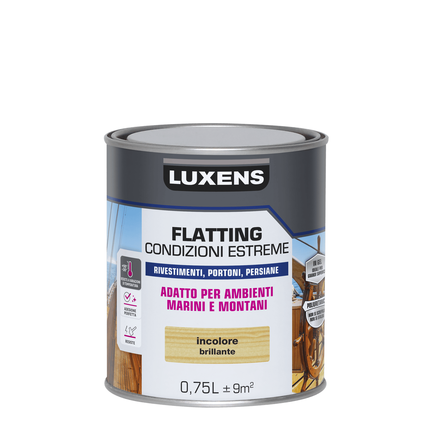 Bricocenter SOLVENT-BASED EXTREME CLIMATE FLATTING 750ML LUXENS