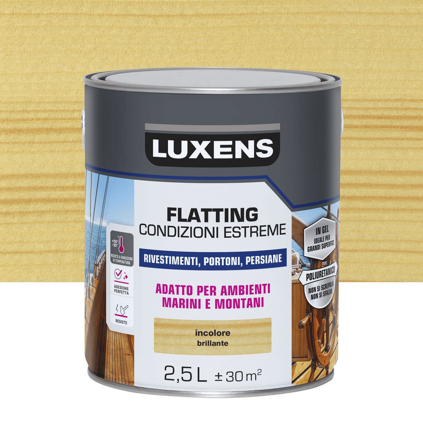 Bricocenter SOLVENT-BASED EXTREME CLIMATE FLATTING 2.5L LUXENS