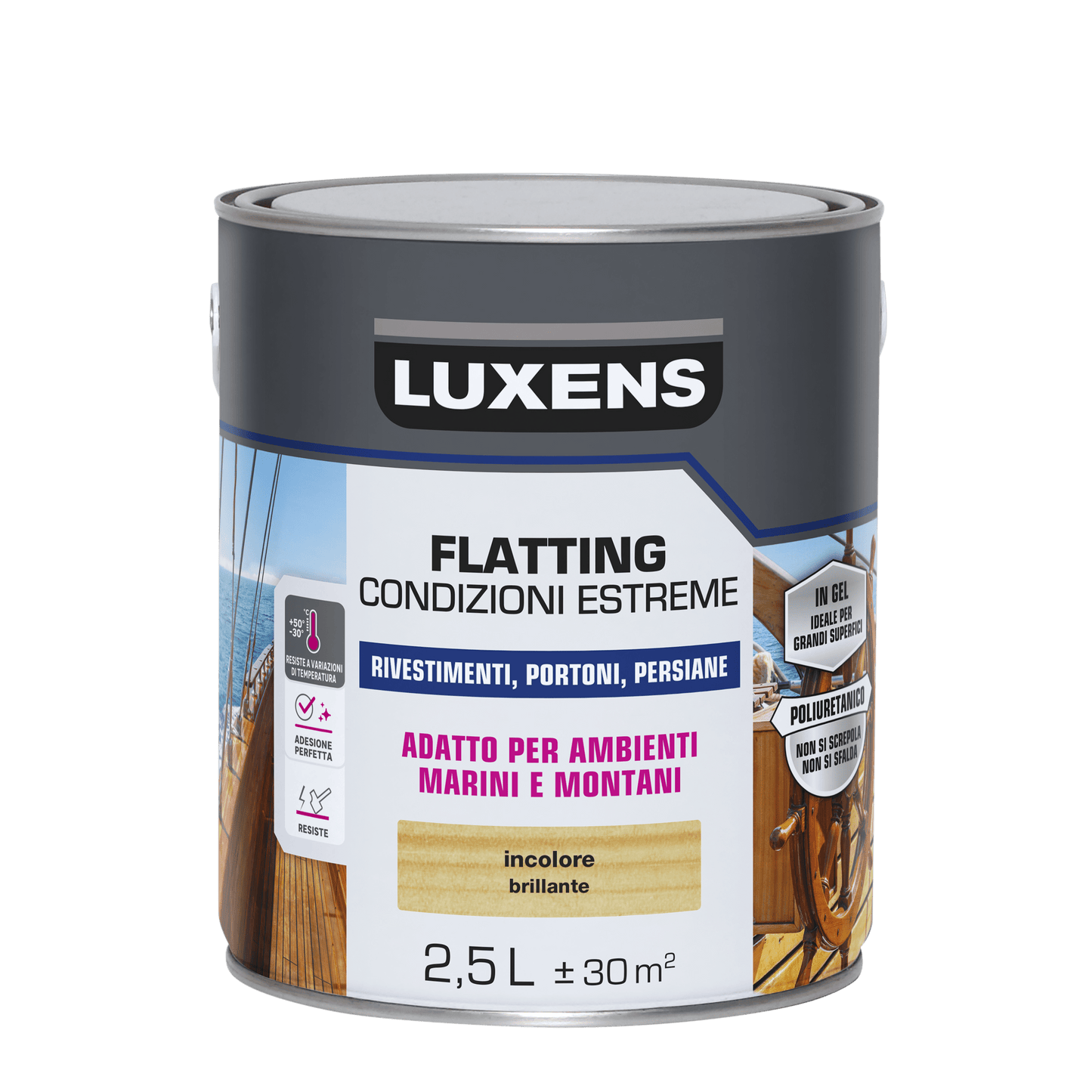 Bricocenter SOLVENT-BASED EXTREME CLIMATE FLATTING 2.5L LUXENS