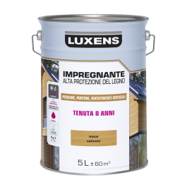 WATER-BASED WOOD PROTECTIVE IMPREGNATING AGENT WALNUT HIGH PROTECTION LUXENS 5 LT