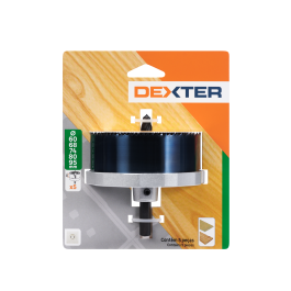5-PIECE DEXTER MULTIBLADE HOLESAW SET 60/68/74/80/95 MM HEXAGON SOCKET