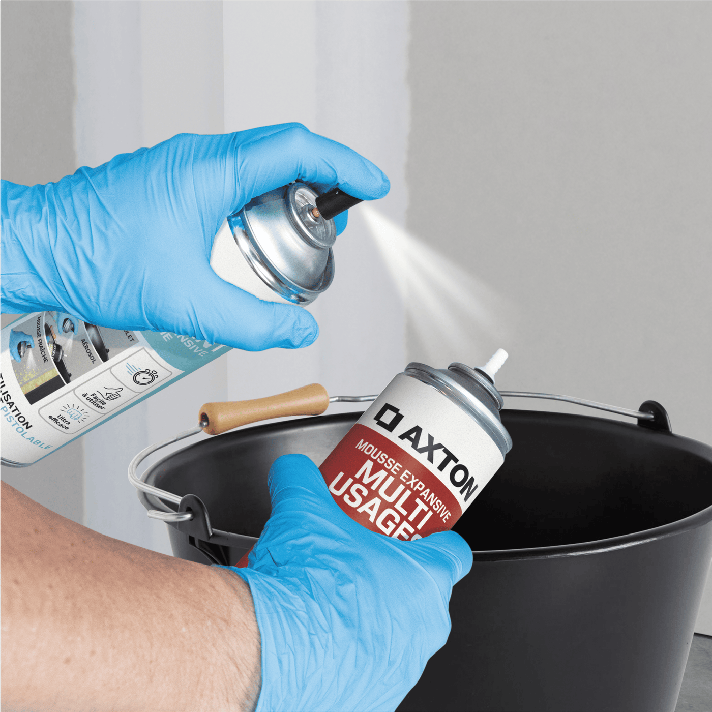 FRESH POLYURETHANE FOAM CLEANER FOR GUNS OR AS A SPRAY AXTON 500ML