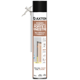 POLYURETHANE WINDOW AND DOOR FILLING FOAM WITH STRAW AXTON 750ML