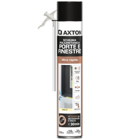 AXTON 750ML QUICK-FILL POLYURETHANE FOAM FOR DOORS AND WINDOWS WITH STRAW