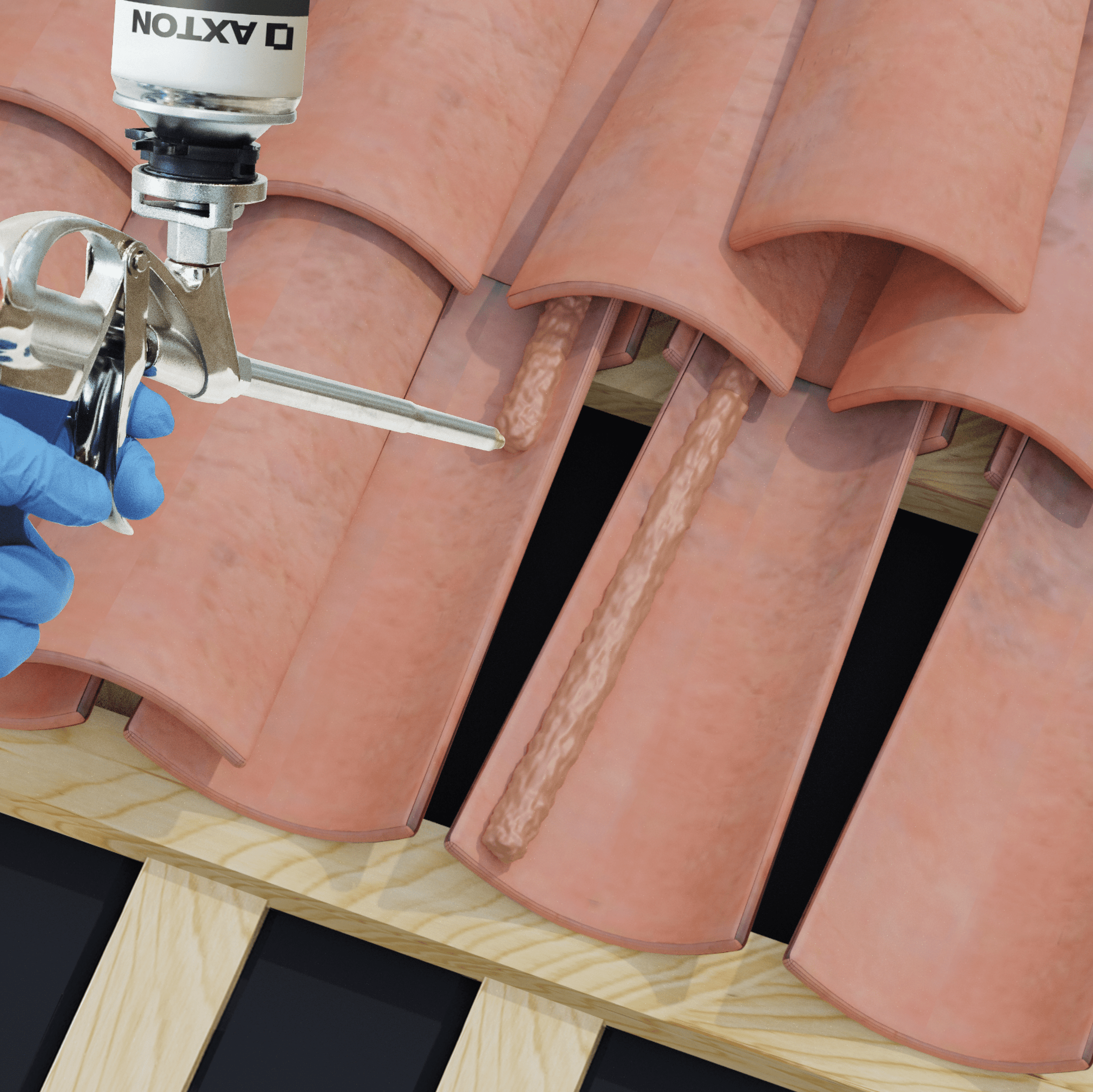 Bricocenter POLYURETHANE FOAM ADHESIVE ROOFS AND TERRACOTTA TILES FOR AXTON GUN 750ML