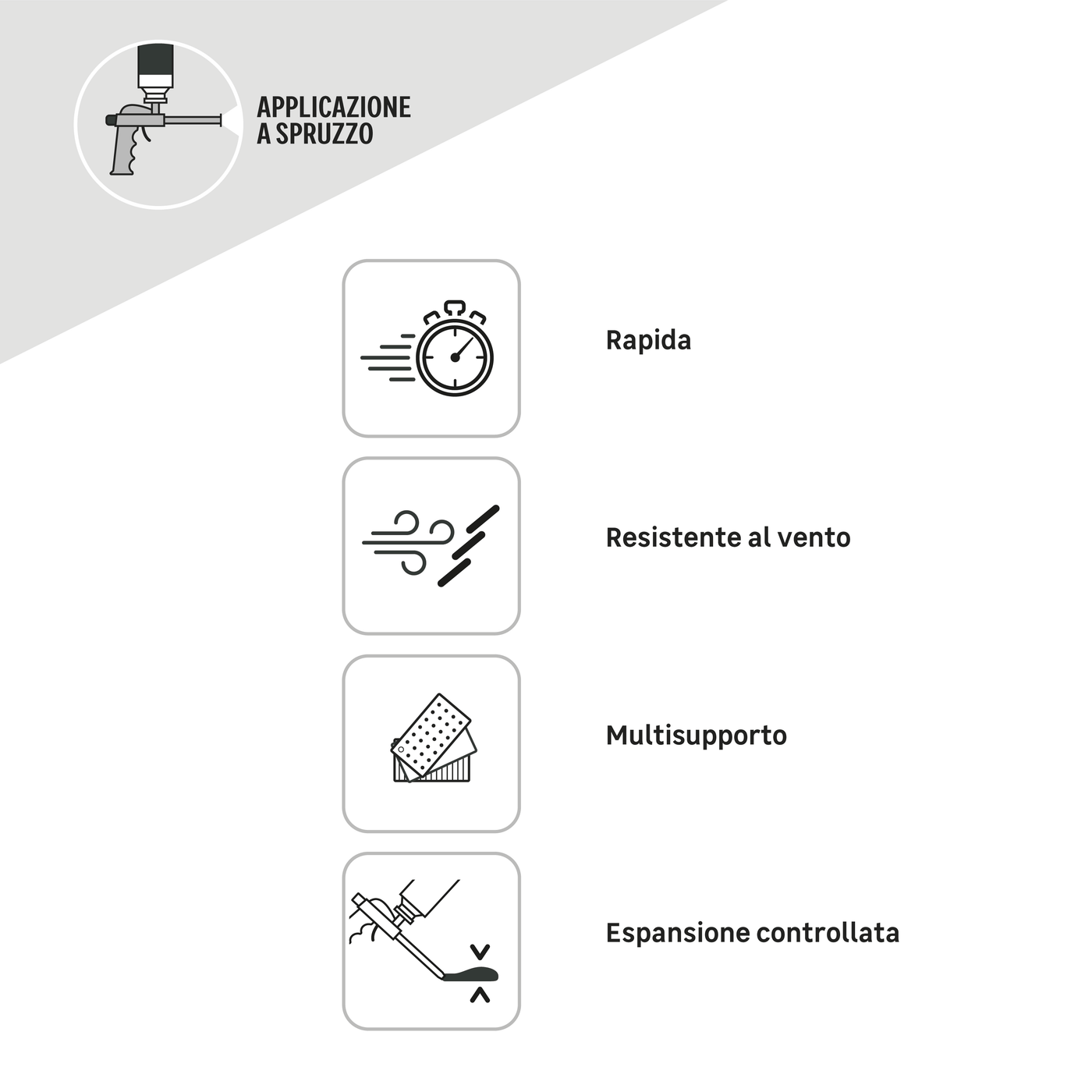 Bricocenter POLYURETHANE FOAM ADHESIVE ROOFS AND TERRACOTTA TILES FOR AXTON GUN 750ML