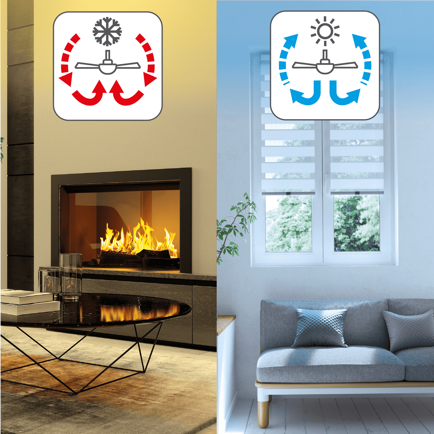 Bricocenter PLAFONIERA CON VENTILATORE ESTEPA PLASTICA BIANCO E FAGGIO D57 CM LED 55W CCT RGBW