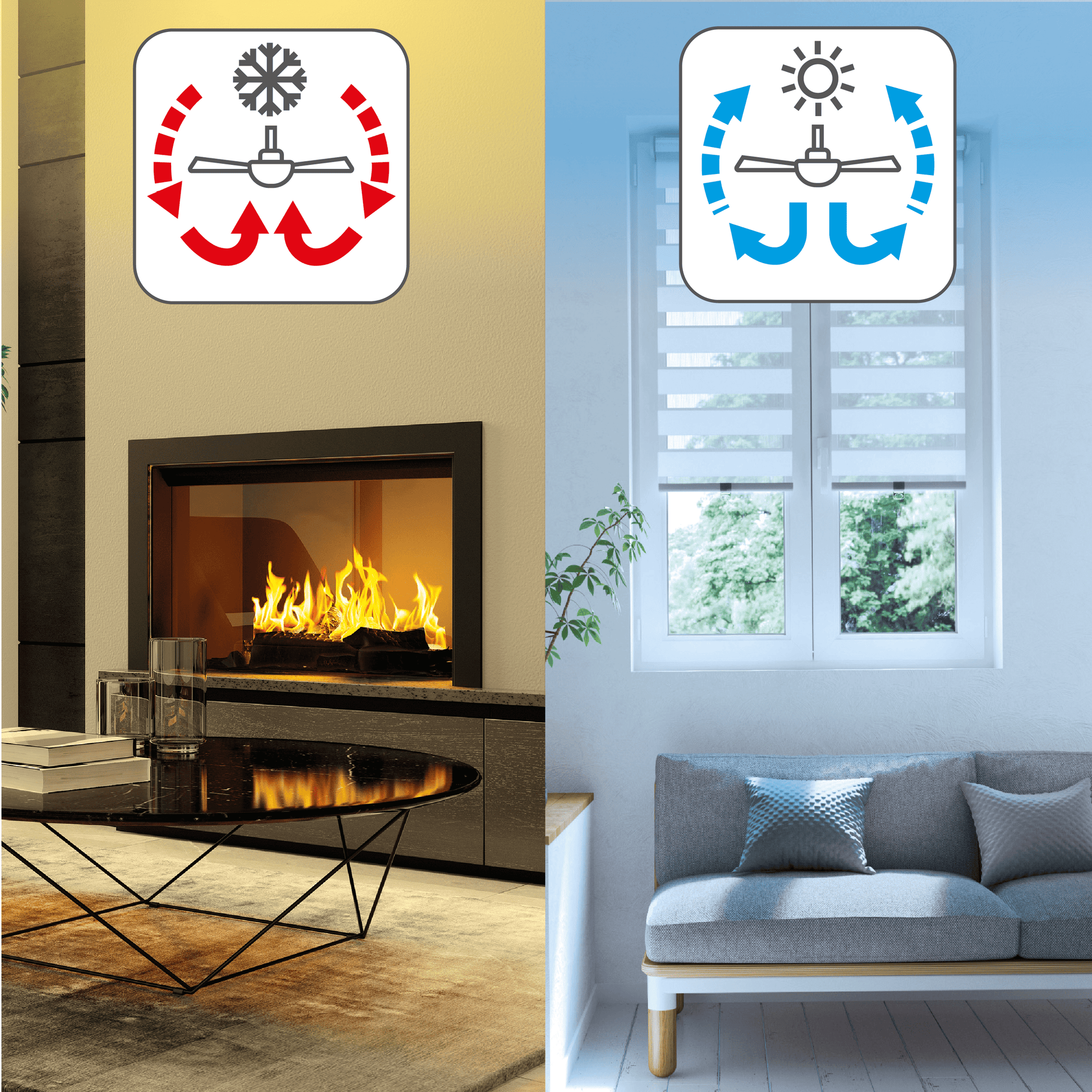 Bricocenter PLAFONIERA CON VENTILATORE ESTEPA PLASTICA BIANCO E FAGGIO D57 CM LED 55W CCT RGBW