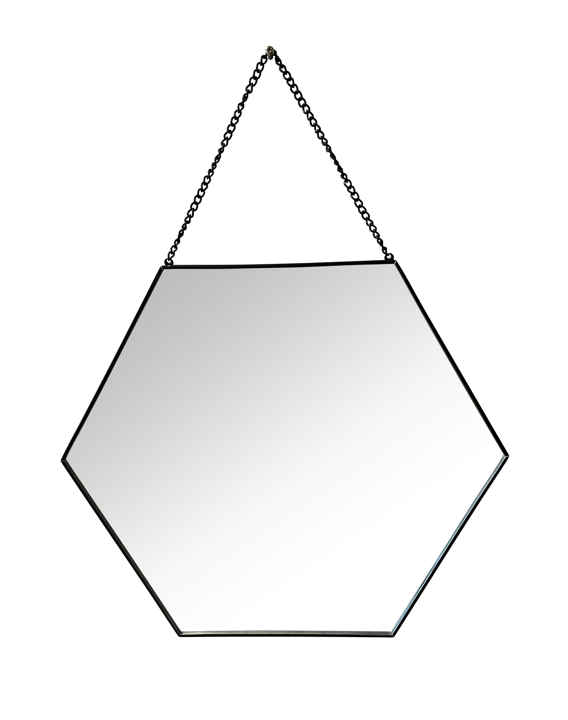 Bricocenter SET 3 HEXAGONAL MIRRORS 20-25-30CM