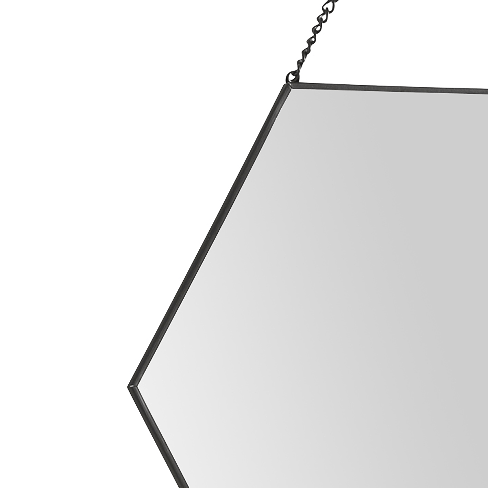 Bricocenter SET 3 HEXAGONAL MIRRORS 20-25-30CM