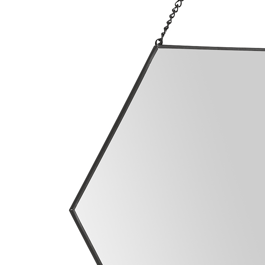 Bricocenter SET 3 HEXAGONAL MIRRORS 20-25-30CM