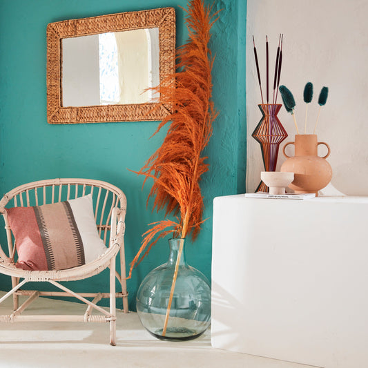 Bricocenter JACINTE MIRROR 54X78CM NATURAL RATTAN