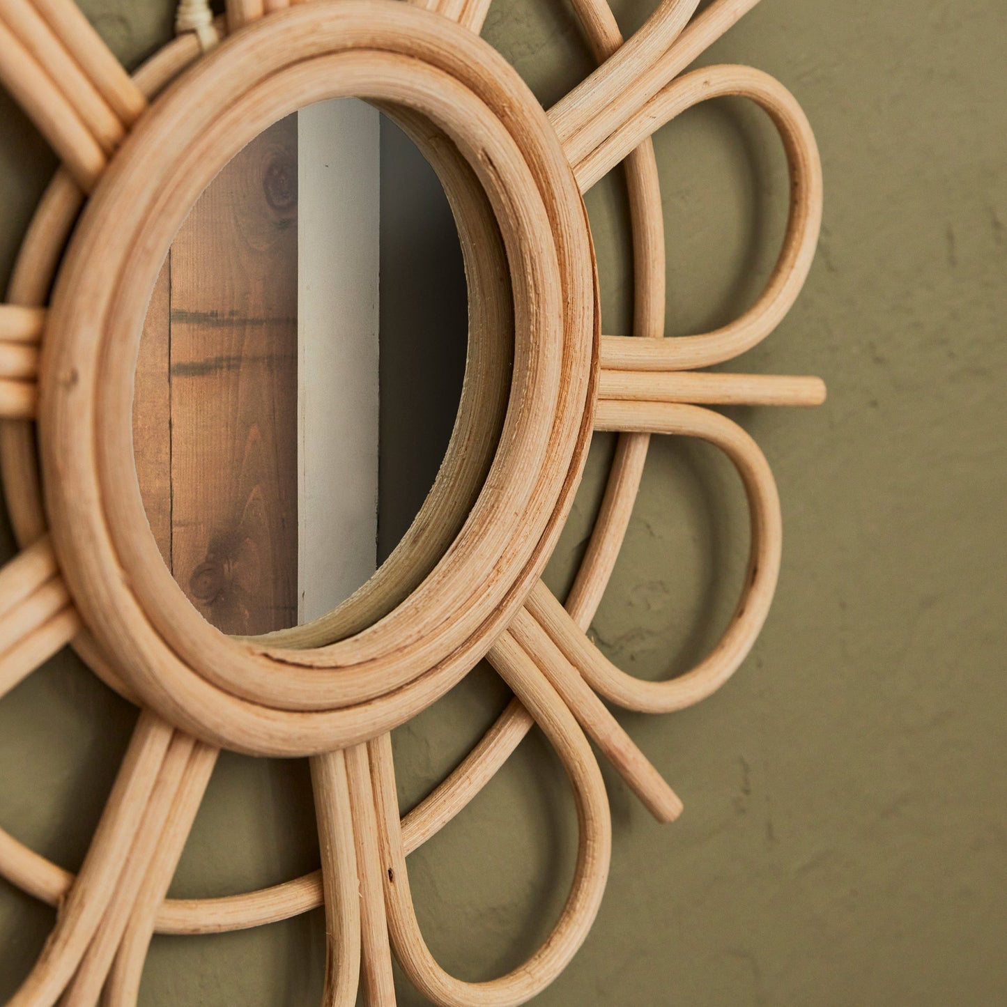 Bricocenter SET 3 BAMBOO MIRRORS D30 CM