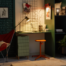 STUDIO LAMP EZIO METAL BLACK H48.5 CM E27