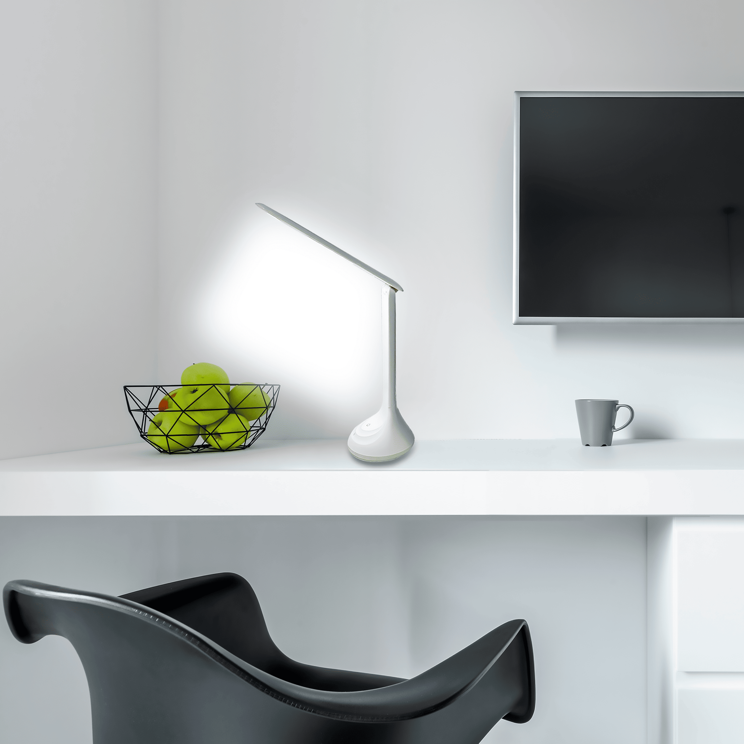 LAMP STUDIO PALASSO WHITE PLASTIC H