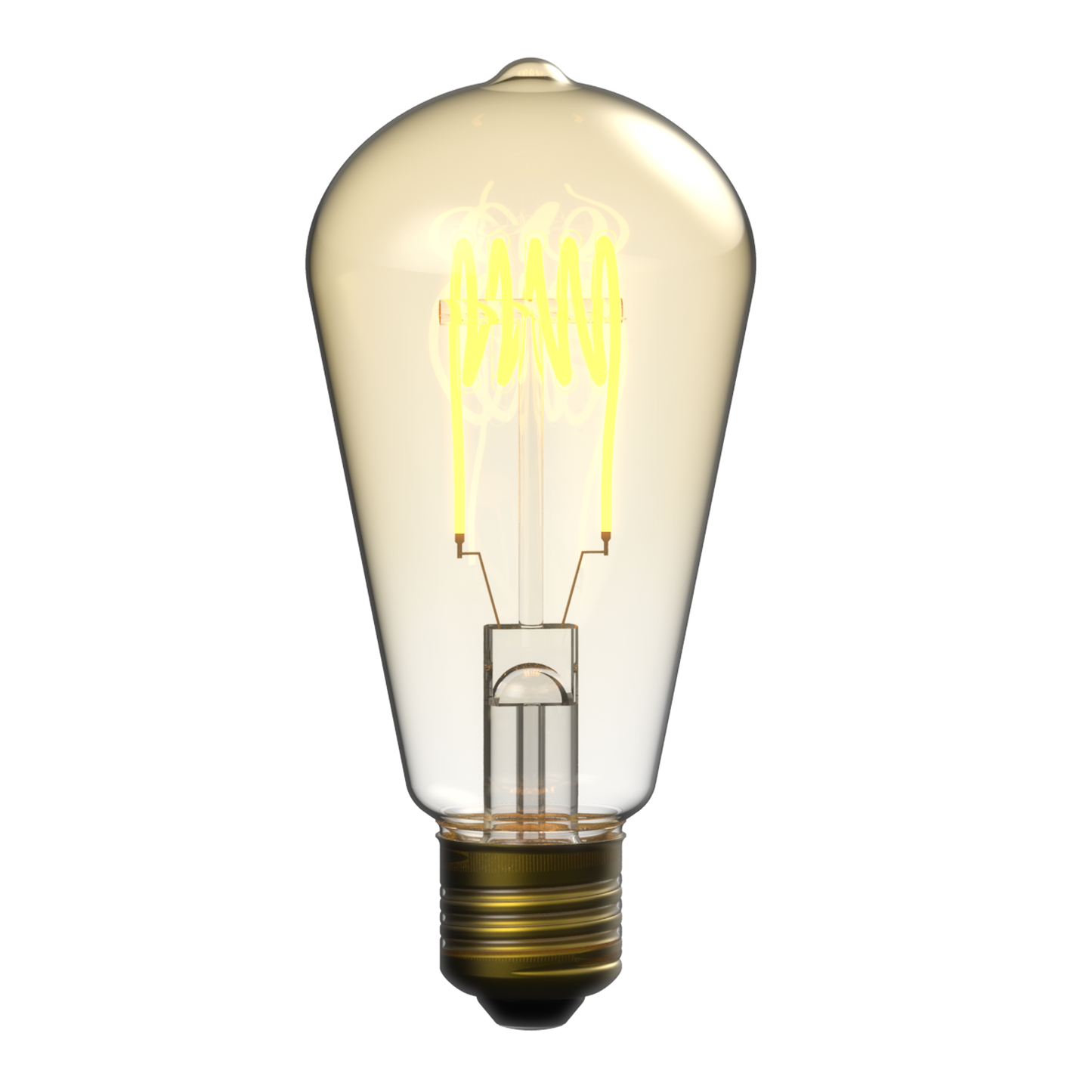 DECORATIVE LED BULB E27= 60W AMBER PEAR