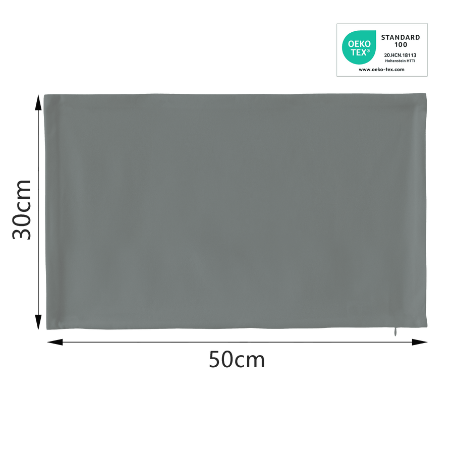 Pharell moon grey cushion cover, 30x50 cm