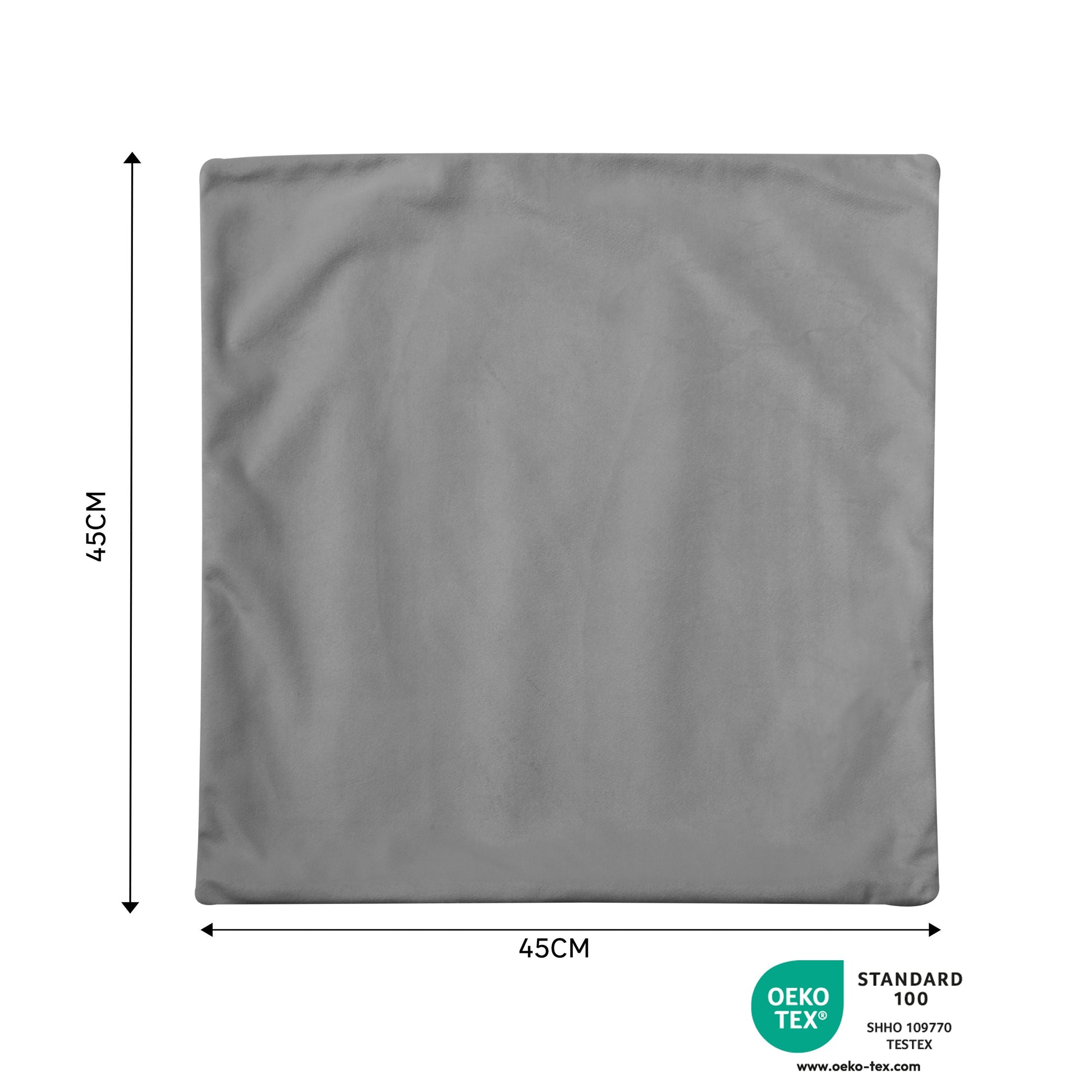 Bricocenter LINING TONY GREY VELVET 45X45CM