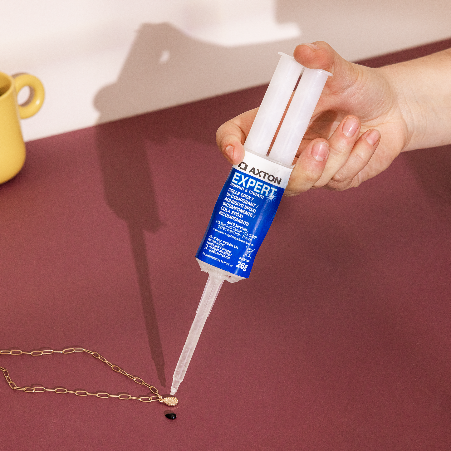 TWO-COMPONENT EPOXY GLUE ALL MATERIALS EXPERT AXTON 26GR