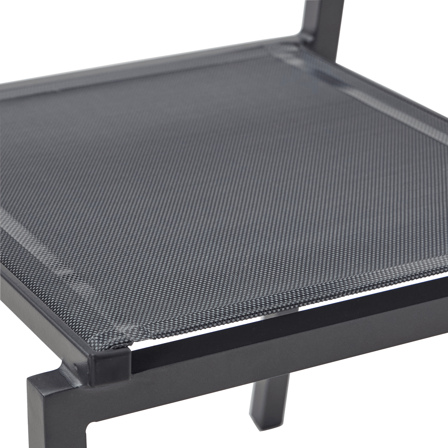 Bricocenter LYRA BETA CHAIR WITHOUT ARMRESTS NATERIAL ALUMINUM AND TEXTILENE ANTHRACITE