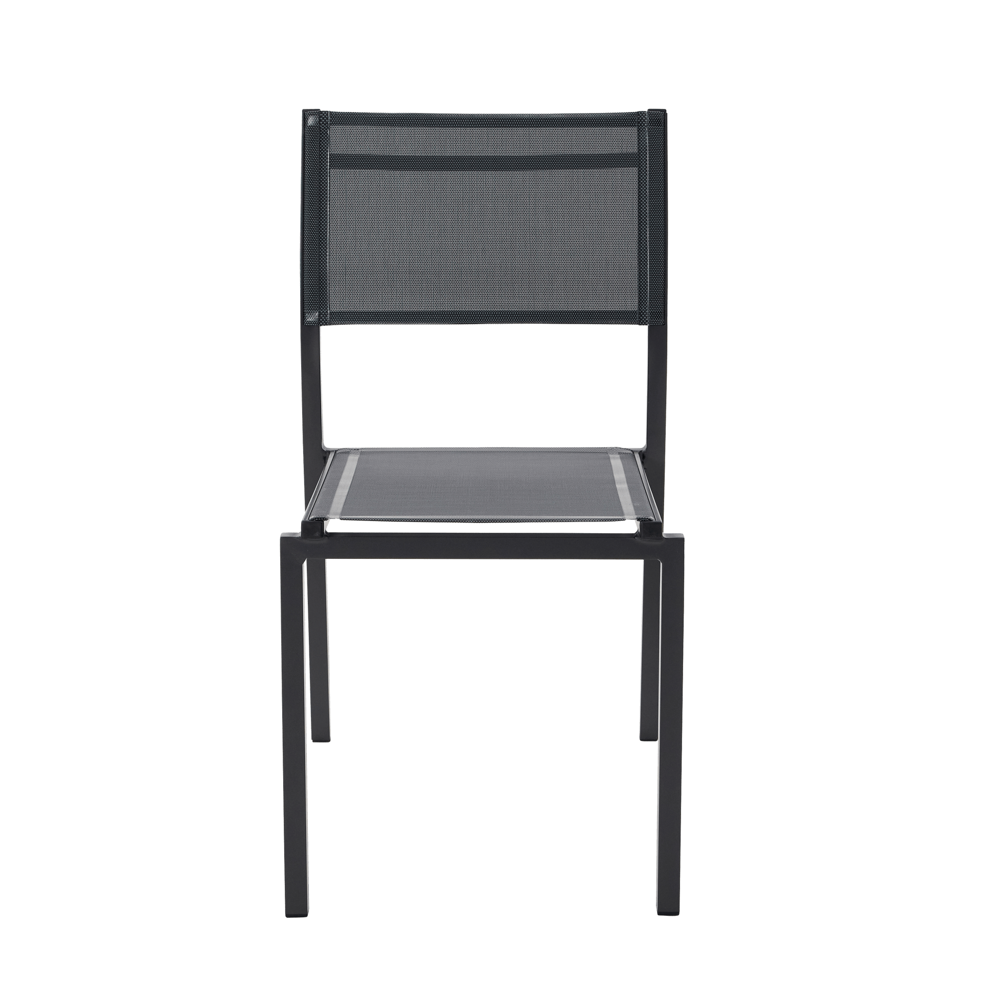 Bricocenter LYRA BETA CHAIR WITHOUT ARMRESTS NATERIAL ALUMINUM AND TEXTILENE ANTHRACITE