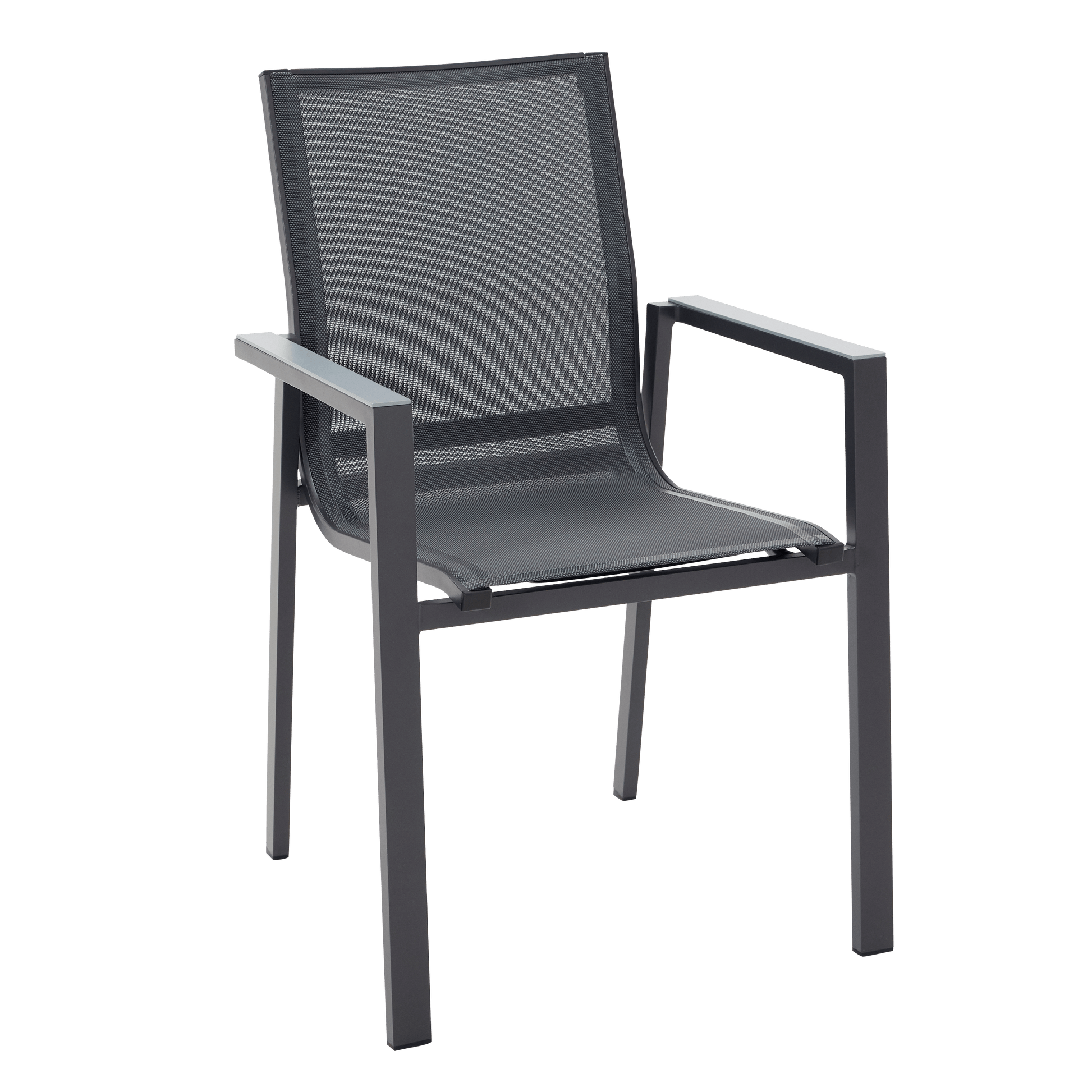 Bricocenter ODYSSEA NATERIAL ALUMINUM AND TEXTILENE ANTHRACITE CHAIR