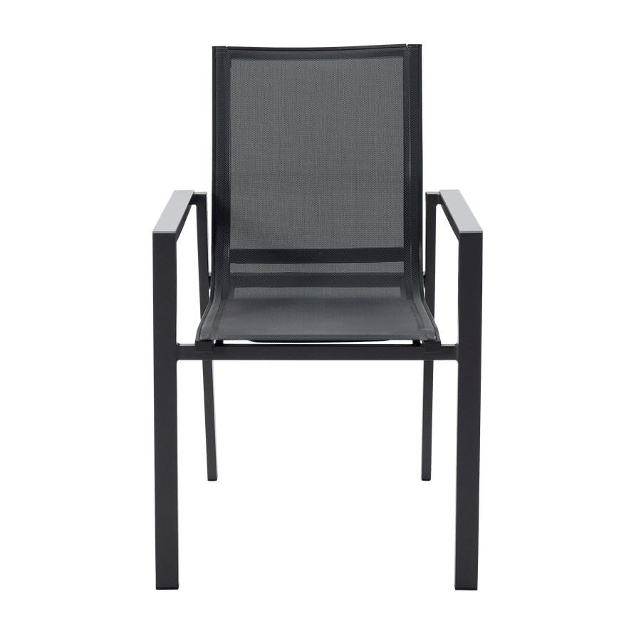 Bricocenter ODYSSEA NATERIAL ALUMINUM AND TEXTILENE ANTHRACITE CHAIR