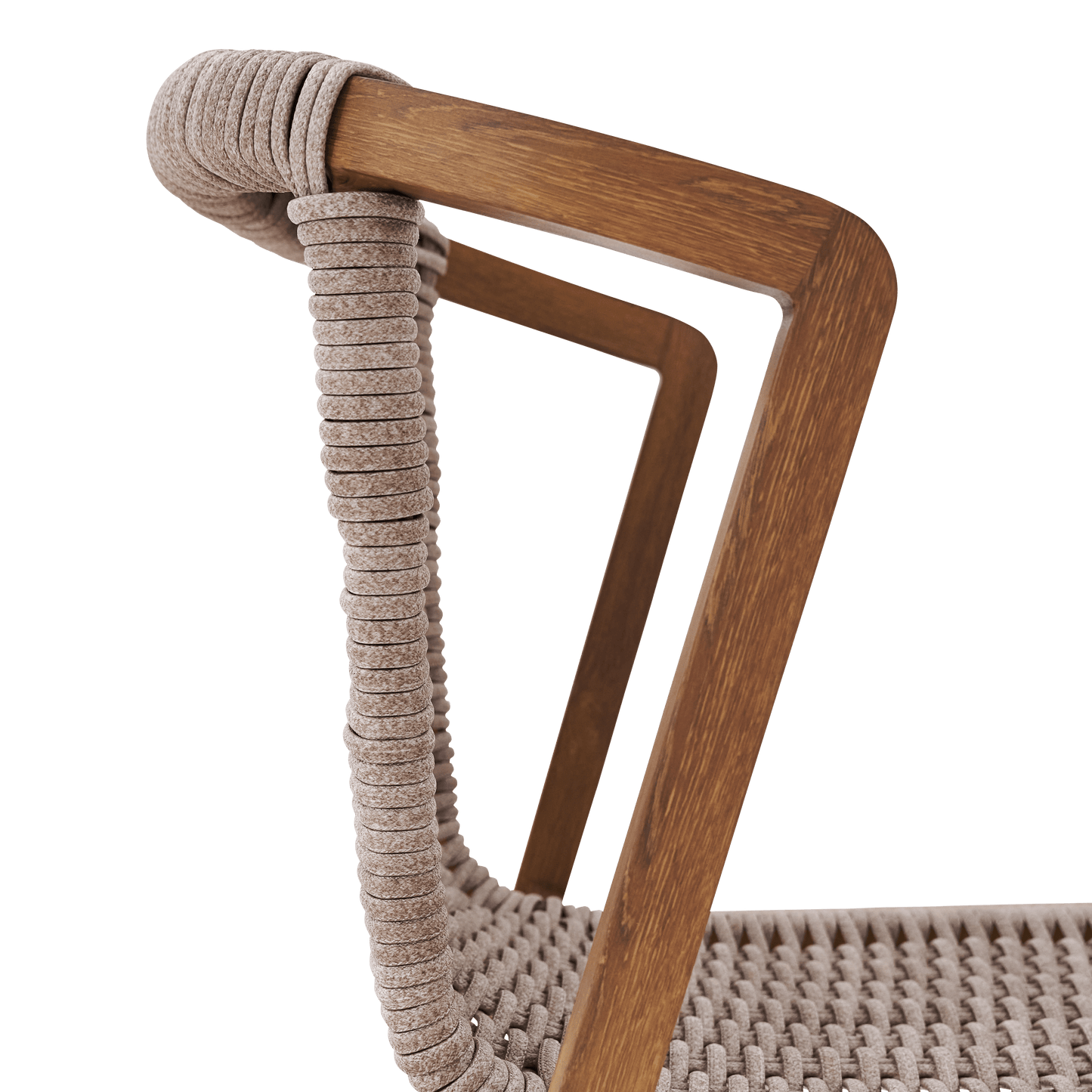 Bricocenter GAIA CHAIR ALUMINUM WOOD EFFECT AND SYNTHETIC WICKER NATERIAL