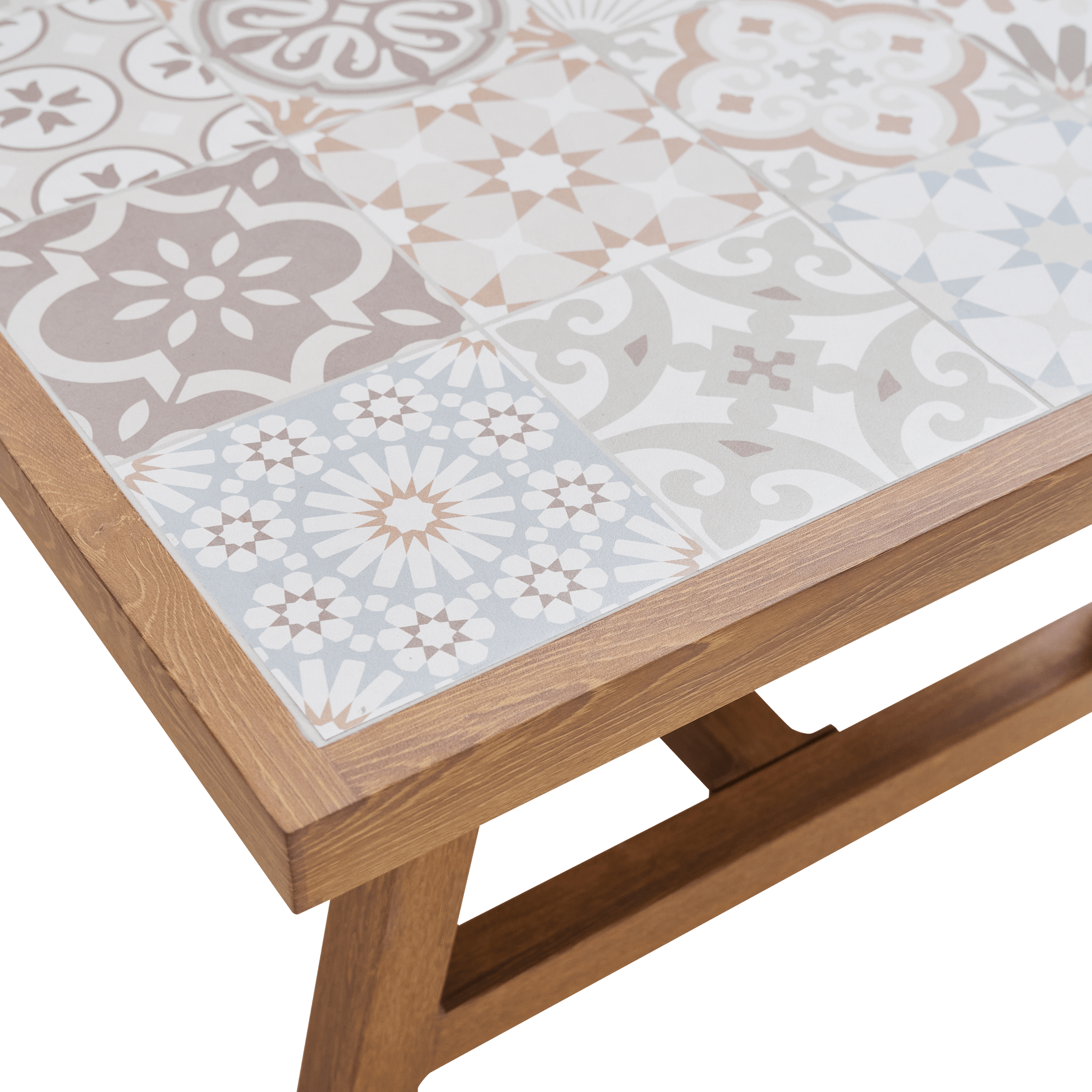 Bricocenter COFFEE SET GAIA 4 SEATER NATERIAL ALUMINUM WOOD EFFECT AND SYNTHETIC WICKER