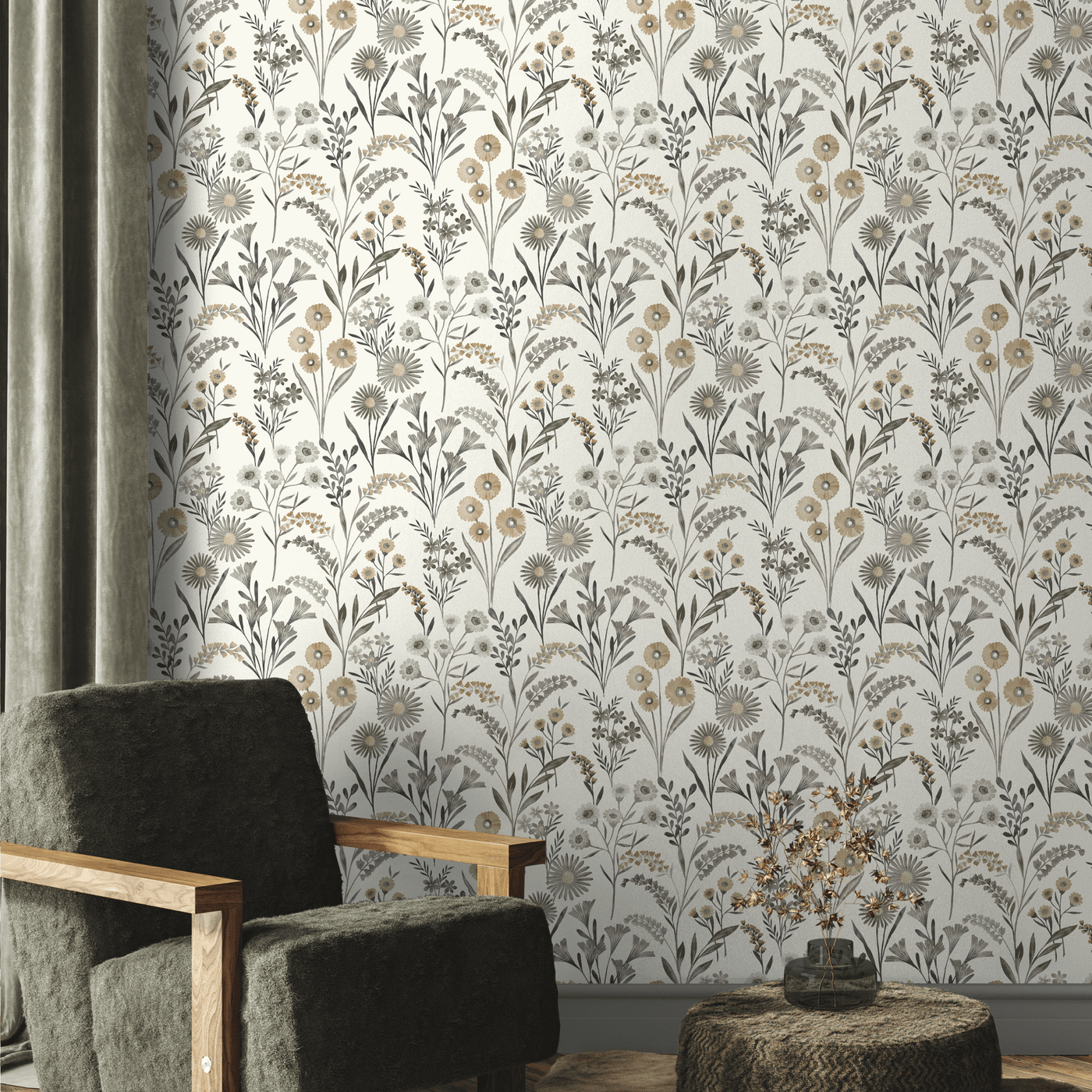 Bricocenter FLOWERING BRANCHES WALLPAPER 53CMX10.5MT