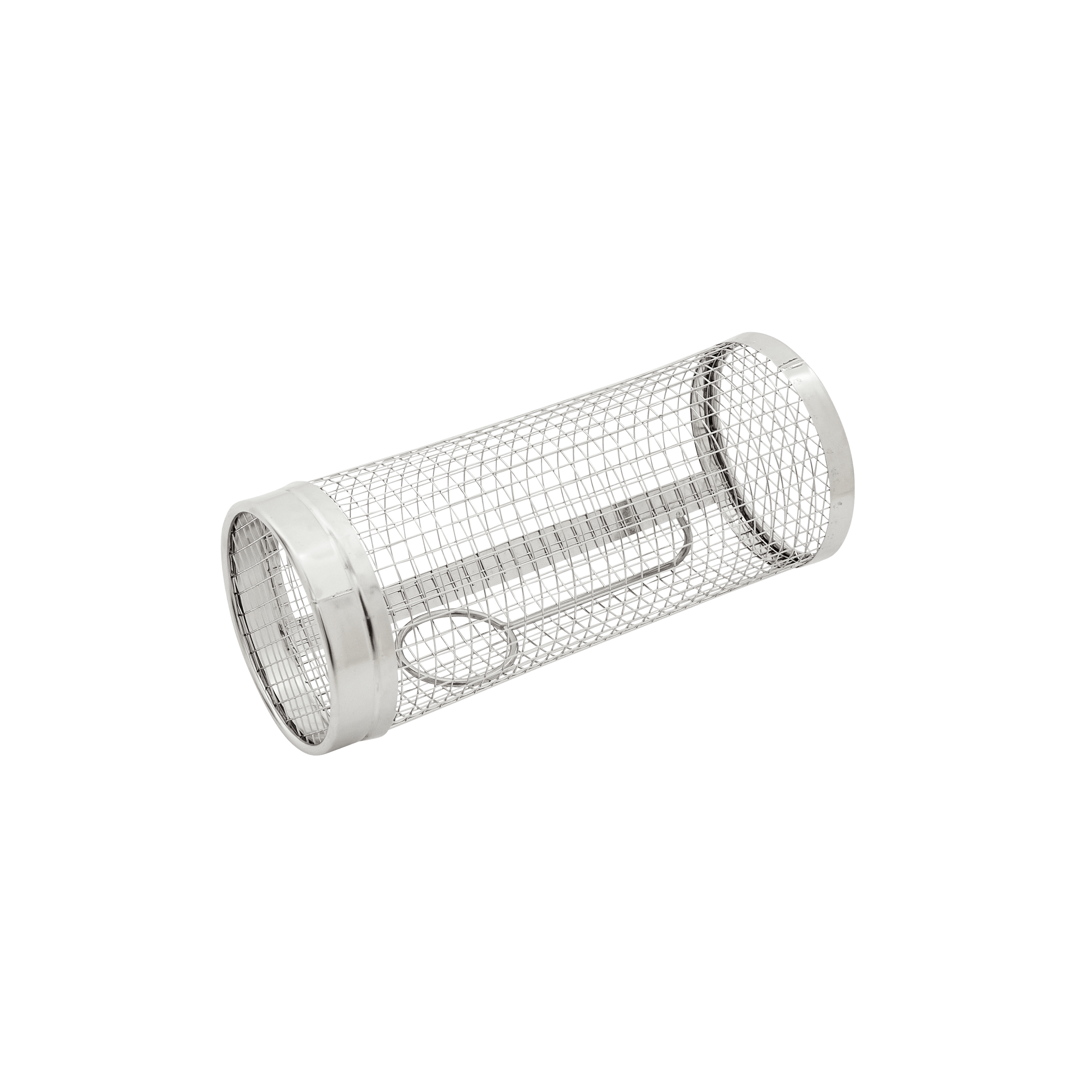 Set of two stainless steel grill baskets