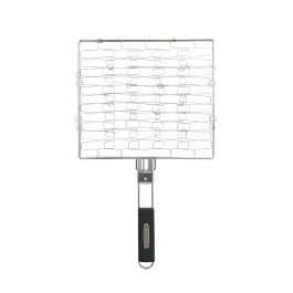 DOUBLE STEEL BBQ GRILL NATERIAL 30X26CM