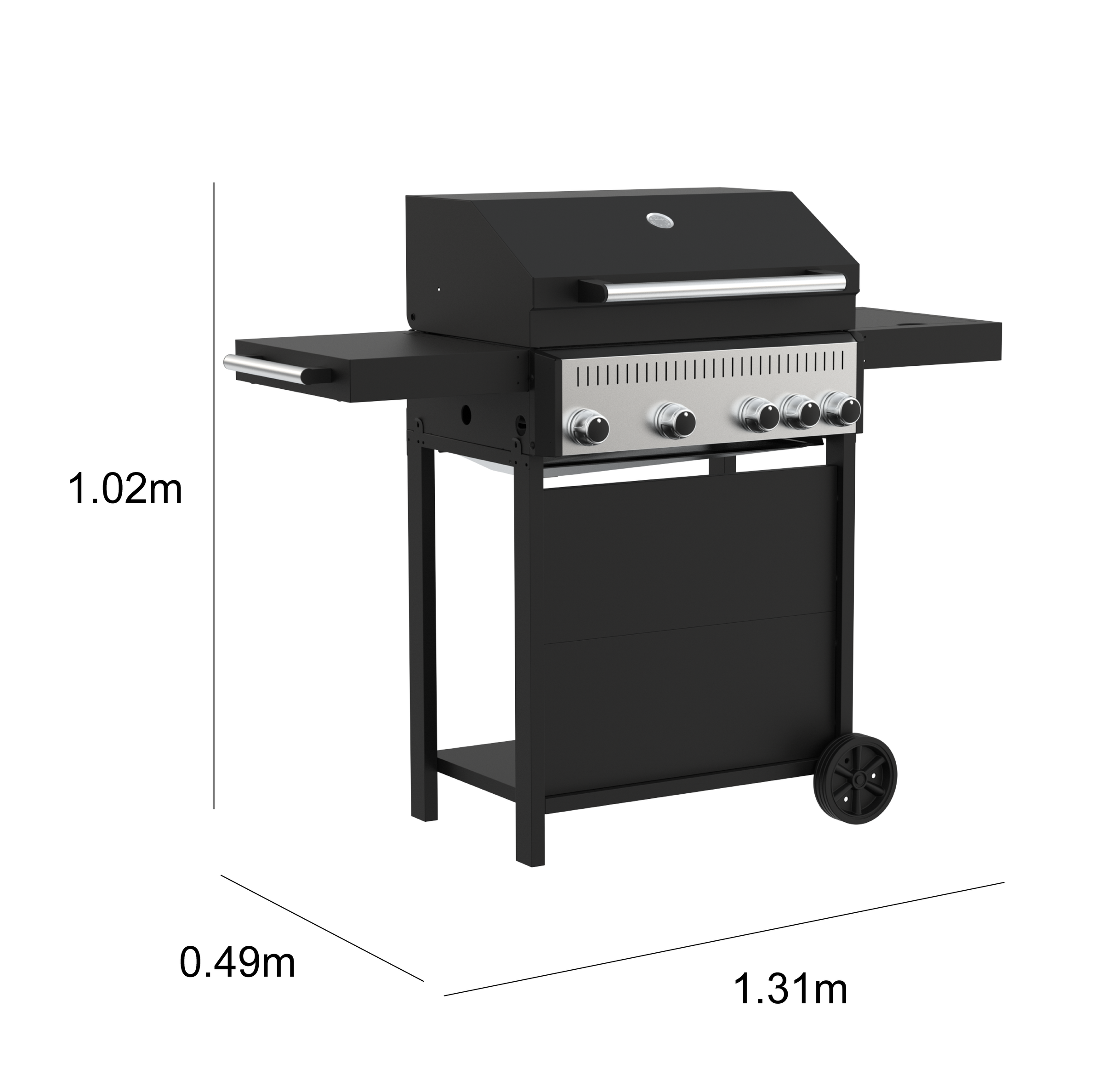 GAS BBQ C500 4 + 1 BURNERS