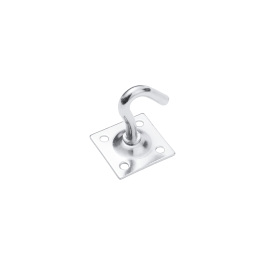GALVANISED STEEL STANDERS FIXING RING D8MM 45X45MM