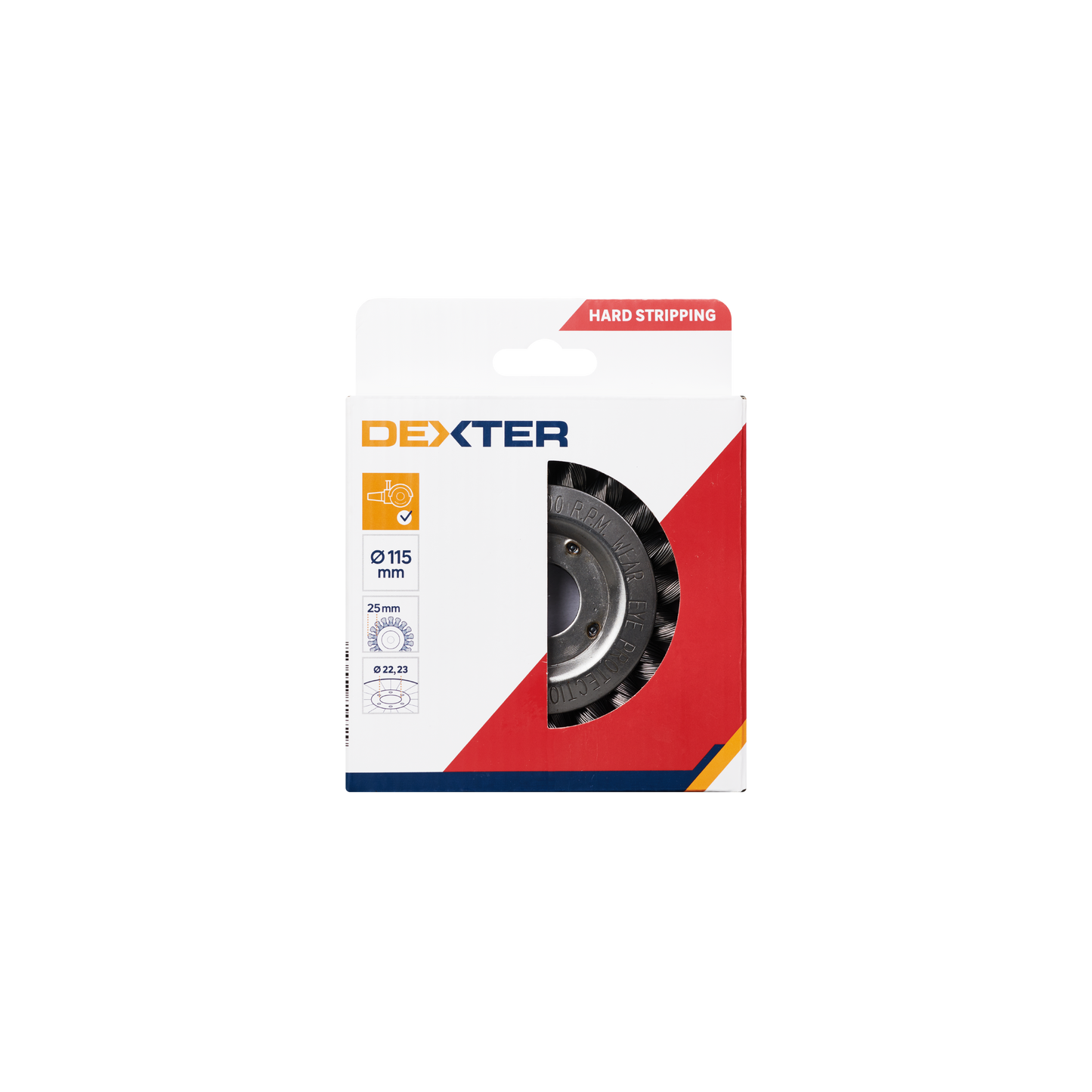 DEXTER ANGLE GRINDER WIRE WHEEL BRUSH FOR HARD WIRE DUSTING I