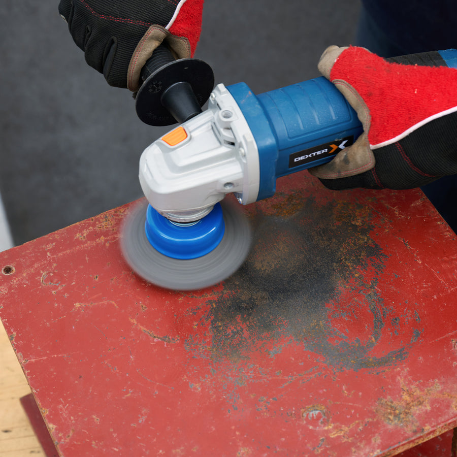 DEXTER ANGLE GRINDER CUP BRUSH FOR MEDIUM DUSTING STEEL WIRE